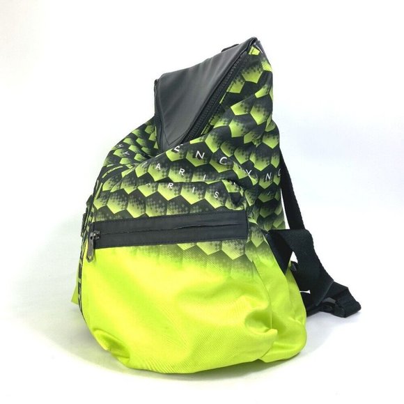 Authentic GIVENCHY logo Backpack Bag Backpack Nylon yellow/Black